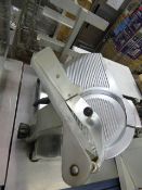 Omega Polished Aluminium Meat Slicer