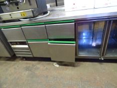 Zanussi Stainless steel Refrigerated Preparation Counter