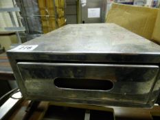 Polished Stainless Steel Knock Out Drawer