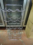 Chrome 15 Bottle Wire Wine Rack