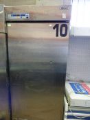 Gram Single Door Stainless Steel Upright Refrigerator