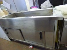 Stainless Steel Bain Marie over Hot Cupboard