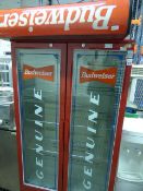Osborne Double Door Drinks Cooler Branded Budweiser