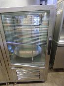 Rollercooler Stainless Steel and Plate Glass Single Phase Mobile Gateaux Display Unit