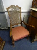 Bergere Backed Arm Chair