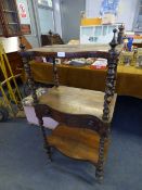 Rosewood Barley Twist Whatnot