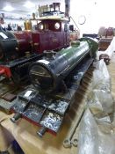 Partly constructed 460 gage B1 class LNER locomotive sprinblock