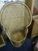Cane Peacock Chair