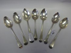 collection of silver dessert spoons 241 grams