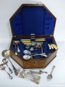 Oak Boxed Part Cutlery Set