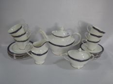 Royal Doulton Blue and White Tea Set
