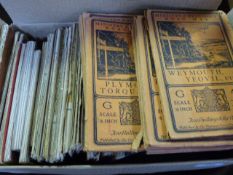 box of ministry and transport road maps etc