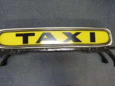 a car top taxi light box