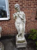 Naked Male Statute on Plinth