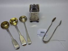 silver cutlery and pepper pot 66 grams