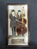 Maw & Co Tube Line Tile Picture - Street Musicians