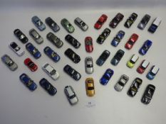 Tray containing 40 175th scale dyecast vehicles