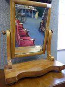 Mahogany Toilet Mirror