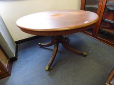 Mahogany Pedestal Table