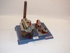 Wilesco spirit fired steam engine