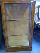 Walnut Display Cabinet