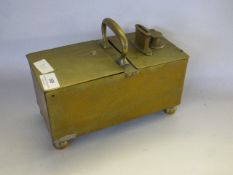 Brass money box