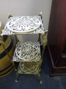 Brass 3 Tier Plant Stand