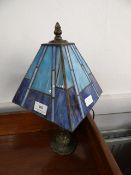 Leaded Light Shade Table Lamp