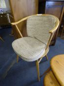 Ercol Cow Horn Chair with Original Cushions