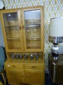 Ercol Windsor Display Over Cupboard