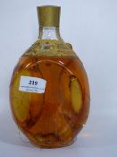 Dimple Whiskey Bottle - with contents