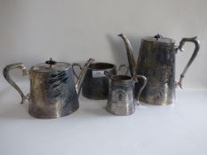 Silver Plated 4 piece tea set