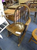 Childs Wooden Rocking Chair