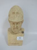 Chalk Bust of Greek God