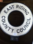 East Riding County Council road Signpost