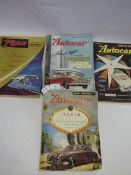 several auto car magazines - London show reviews