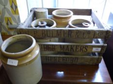 H.P. Bulmer & Co Cider Makers Crate and Contents
