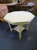 Edwardian Painted Window Table