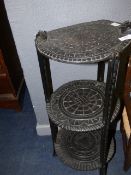 Ebony 3 Tier Plant Stand