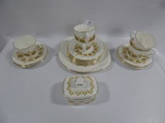 Doulton part tea set polonaise