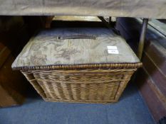 Fishing Basket with Contents