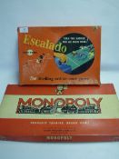 Early monopoly board game and Escalado