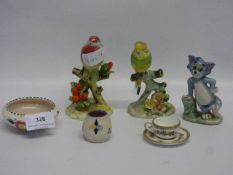 A mixed lot of 7 pieces of Poole royal Adderley Col-port and other Pottery