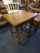 Oak Occasional Chair