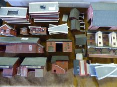Large collection of Hornby 00 Gauge Station and Goods Yards Buildings, Platforms etc