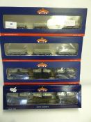 Four sets of three Bachmann goods vehicles