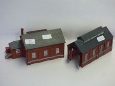 Two Hornby's good sheds
