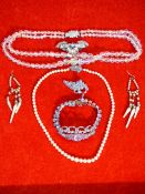 small box of costume jewellery