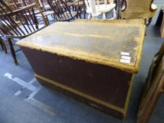 Pine Trunk Blanket Box