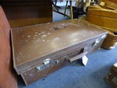 Large Leather Suitcase
